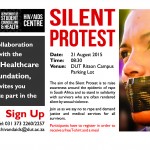 Silent Protest to be held by the HIV/AIDS Centre.