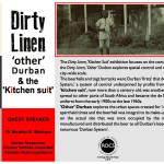 Dirty Linen Exhibition  Dirty Linen and other' Durban & the 'Kitchen suit'
