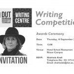 Writing Centre Competition  -  Awards Ceremony