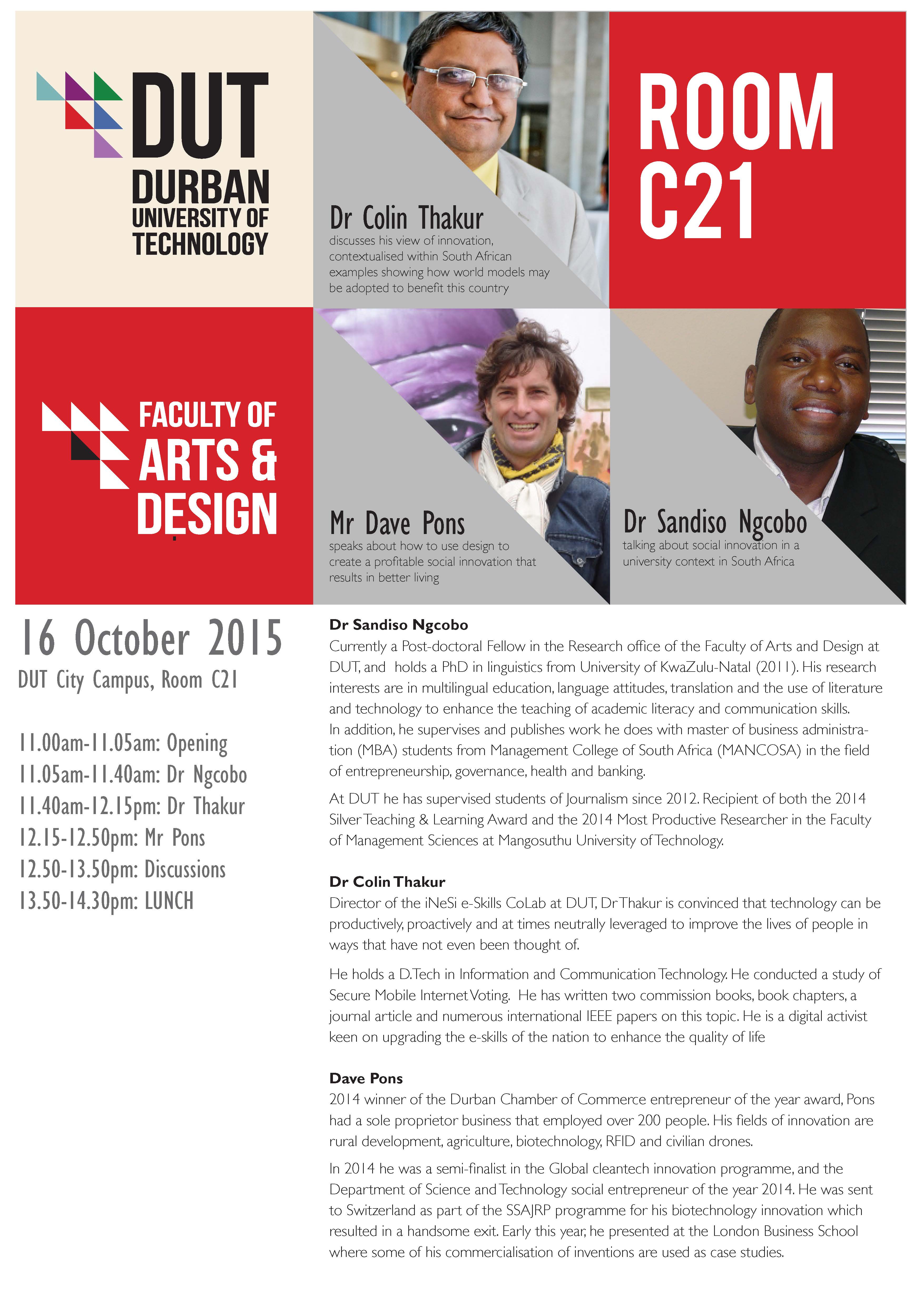 Social Innovation Seminar Invite