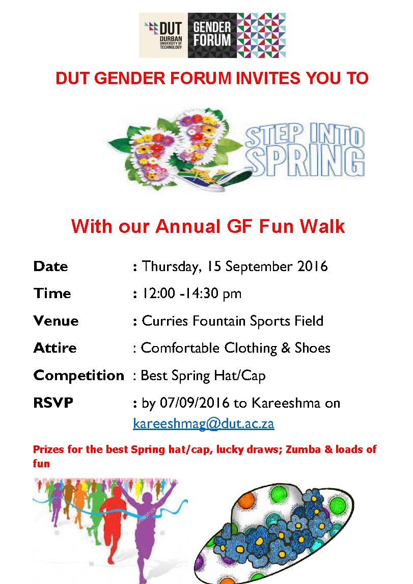 DUT Gender Forum Annual Fun Walk