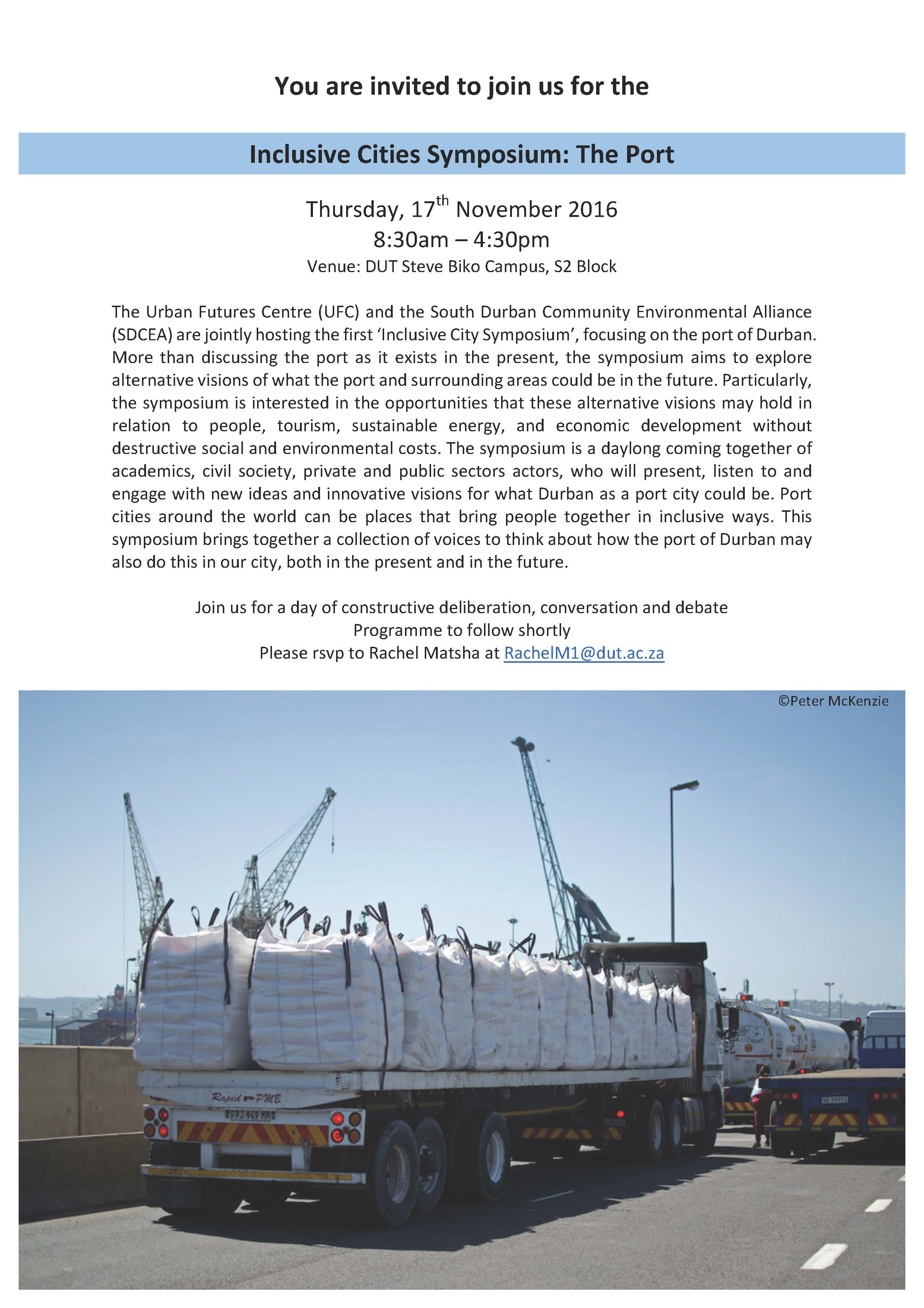 Inclusive Cities Symposium: The Port