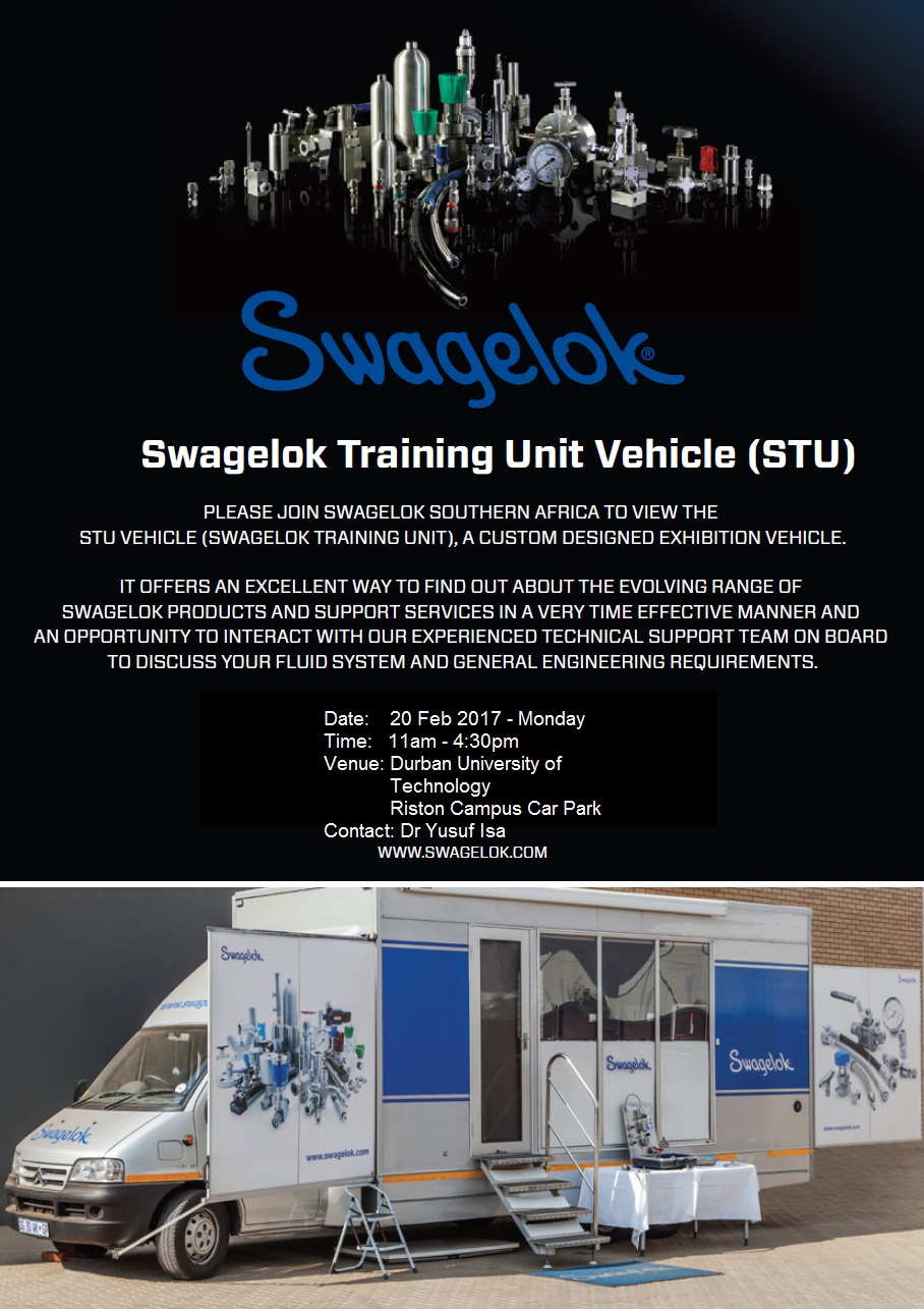 Swagelok Exhibition vehicle at DUT Invite