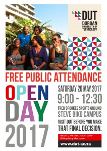 2017 Open Day A3 poster