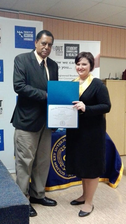 Honourary Membership: Dr Desmond D’Sa, Co-Ordinating Director: South Durban Environmental Alliance