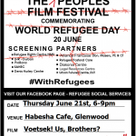 Event:  World Refugee Day Screening of Voetsek! Us, Brothers?