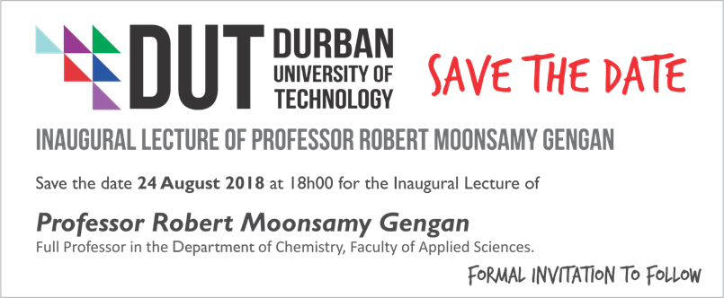 Inaugural Lecture:  Professor R Gengan