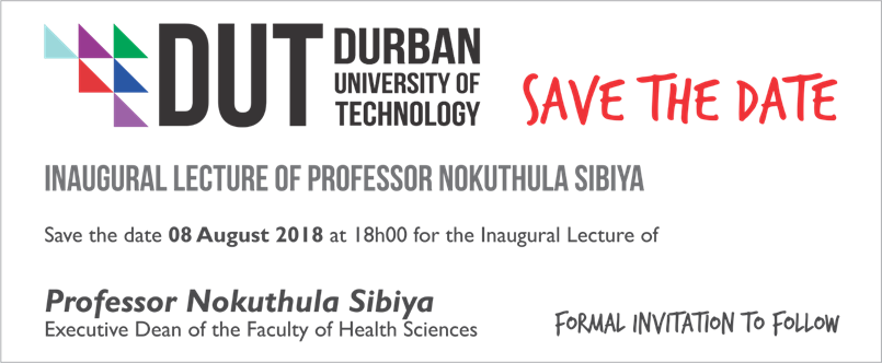 Inaugural Lecture: Professor N Sibiya