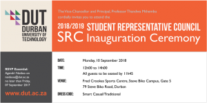 DUT SRC Inaguration
