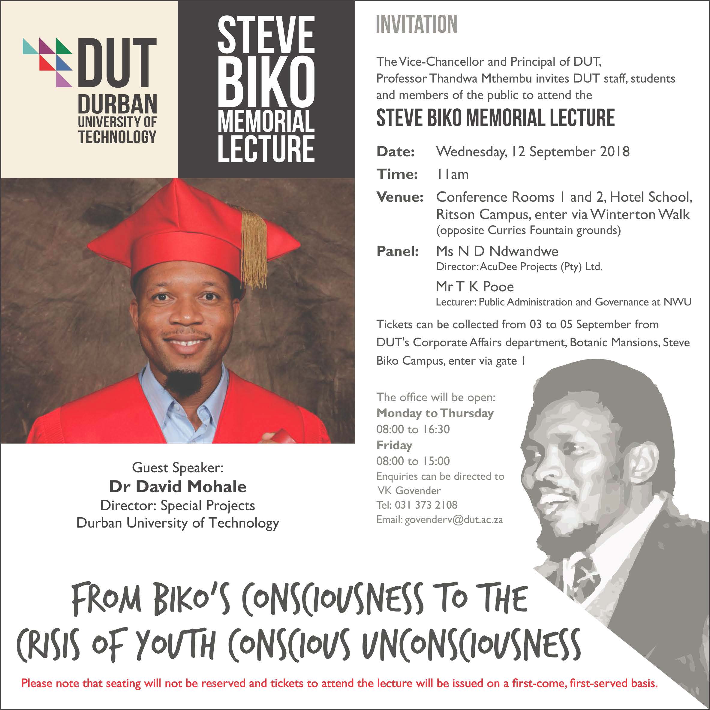Steve Biko Memorial Lecture