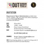 Comrades Marathon Invitation