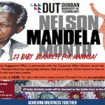 Nelson Mandela Month - 27 Baby Blankets for Mandela