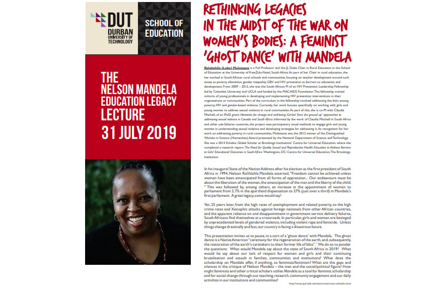 The Nelson Mandela Education Legacy Lecture