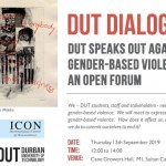 DUT Speaks out against Gender-Based Violence: An open Forum
