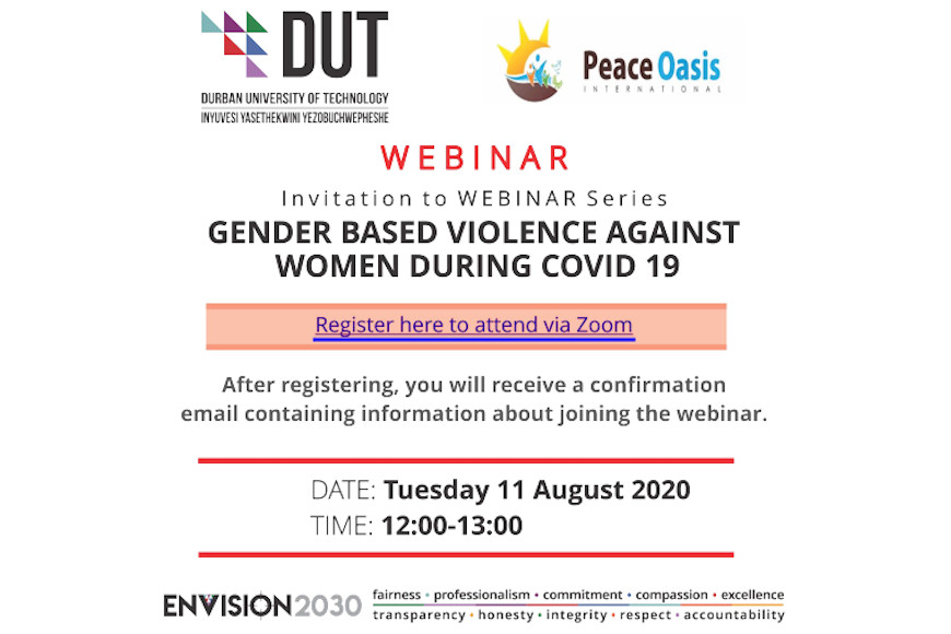 Gender Based Violence Against Women During Covid-19 Webinar Invite