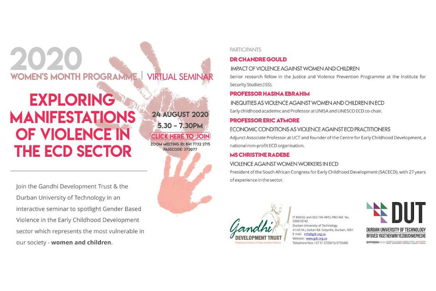 2020 Women’s Month Programme: Virtual Seminar