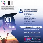 DUT Virtual Open Day Advertisement 2020