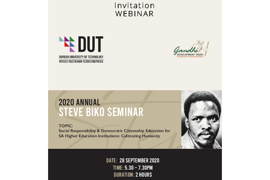 2020 Annual Steve Biko Seminar: Webinar