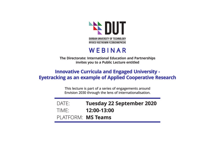 Invitation to a Public Lecture by Professor Thomas Dobbelstein