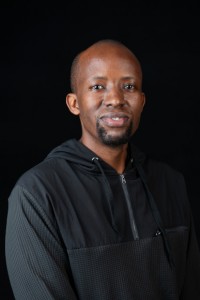 Khaya Mchunu holding