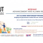 DUT Alumni Mentorship Programme Webinar Invite