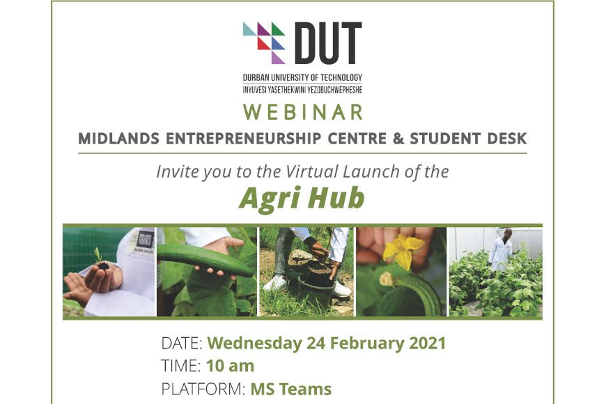 Midlands Entrepreneurship Centre & Student Desk - AgriHub: Virtual Launch Invite