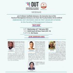 Embedding DUT Envision 2030 in Post Graduate Studies: Webinar Invite
