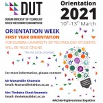 Orientation 2021 Dates Poster