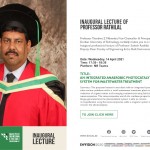 Inaugural lecture (Prof Sudesh Rathilal), Faculty of Engineering and the Built Environment
