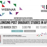 Decolonizing Post Graduate Studies in DUT