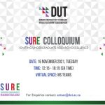 SURE Colloquium Invite