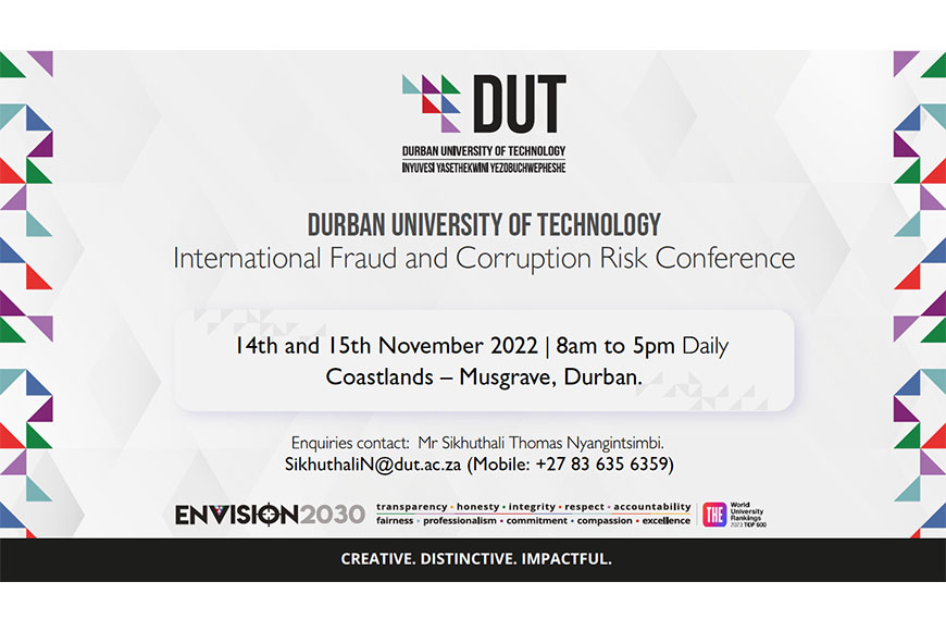 DUT International Fraud and Corruption Risk Conference 2022